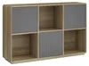 Buffet « Trömi » à 3 portes, 75 x 120 x 30 cm, aspect chêne Voir les images du produit 3