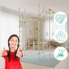 Sprossenwand für Kinder Indoor Klettergerüst aus Metall mit Produktbild-Vorschau 4