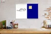 Kombitafel Whiteboard und Blau Filz-Pinnwand mit Alurahmen Produktbild-Vorschau 4