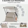 CASARIA® Gartenliege mit Dach Klappbar Seitentasche Kissen Produktbild-Vorschau 4