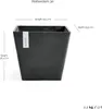 Pot de fleurs Ecopots Rotterdam 30 - L 29,5 cm x l 29,5 cm Voir les images du produit 3