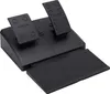 A black racing wheel pedal set is shown against a white background. Podgląd zdjęcia produktu