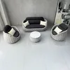 set di 4 mobili da giardino in polyrattan - 2 sedie Anteprima dell’immagine prodotto 7