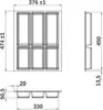 ORGA-BOX VII Design Besteckeinsatz schwarz 376 x 474 mm Produktbild-Vorschau 4