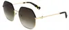 Lunettes de soleil pour femme Longchamp LO140SL Or/vert Voir les images du produit 1
