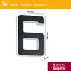 Paulmann Solar LED numero civico numero 6 Anteprima dell’immagine prodotto 4