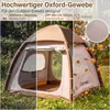 Tente de camping gonflable COSTWAY pour 4 personnes, tente Voir les images du produit 5