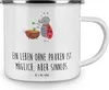 Mr. & Mrs. Panda Teebecher Pauken Leben - Weiß - Geschenk, Produktbild-Vorschau 3