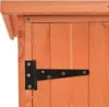 Garten-Geräteschuppen 128x42x91 cm Holz Produktbild-Vorschau 11