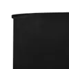 vidaXL 5-teiliges Windschutzgewebe 600 x 160 cm Schwarz Produktbild-Vorschau 3
