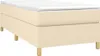 vidaXL Box spring bed frame cream 80x200 cm látka Náhled obrázku produktu 3