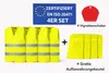 4er Set Warnweste + Gratis Aufbewahrungsbeutel + Vignettenschaber Produktbild-Vorschau