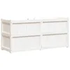 Cloris Designermöbel Pflanzkübel Weiß 150x50x70 cm Produktbild-Vorschau 2