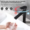 Homelody Wasserhahn Bad Schwarz,Waschtischarmatur Produktbild-Vorschau 2