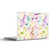 MuchoWow® Laptop Aufkleber Sticker Cover Musik - Patterns - Produktbild-Vorschau 1