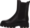 A studio shot of a black Chelsea boot. Voir les images du produit