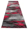 Tapiso Läufer MAYA Modern Grau Rot Schwarz Wohnzimmer  120 Produktbild-Vorschau 9