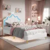 UnboxG Polsterbett 90x200cm mit Kronenförmigem Kopfteil, Produktbild-Vorschau 8