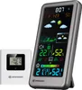 A digital weather station with a separate sensor unit, displayed on a white background. Produktbild-Vorschau