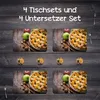 Tischset 4x45x30 cm + 10fi cm Platzset Tischmatte Produktbild-Vorschau 4