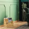 Relaxdays tijdschriftenhouder, waterhyacint, hoogte x Productafbeelding-voorbeeld 2