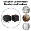 JustValue Meubelverhogers - Set van 4 - 6x6x5 cm - Zwart - Productafbeelding-voorbeeld 7
