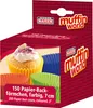 Kaiser 150 papieren muffinvormen, kleurrijk, 7 cm Productafbeelding-voorbeeld 12