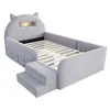 Lit enfant 90x200 cm avec veilleuse et port USB, lit simple Voir les images du produit 7