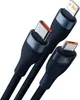 Baseus Cavo USB Flash 1,5 m USB C USB C/Micro-USB B/Blu Anteprima dell’immagine prodotto 2