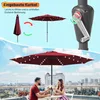Aopunly Ø350cm Sonnenschirm Schirm UV40+ Gartenschirm Produktbild-Vorschau 3
