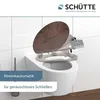 SCHÜTTE MDF WC prkénko DARK WOOD, WC prkénko s měkkým Náhled obrázku produktu 17