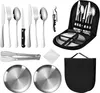 Reisebesteck Camping Besteck, 13-Teilig Edelstahl Outdoor Produktbild-Vorschau 7