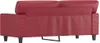 vidaXL 2-Sitzer-Sofa Weinrot 140 cm Kunstleder Produktbild-Vorschau 6