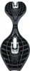 A black waveboard with white wheels is shown from underneath against a white background. Náhľad obrázku produktu