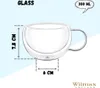 Wilmax Doppelwandiger Becher 300 ml Transparent WL-888769/A Produktbild-Vorschau 3