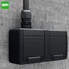 AQUANT 2K prise en saillie étanche double IP55 2x2P+T Voir les images du produit 3