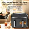 Doppelkammer-Heißluftfritteuse 10L (4L+6L) mit Produktbild-Vorschau 7