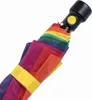 Taschenschirm Automatik Regenbogen Ø96 cm kompakt Damen Produktbild-Vorschau 7