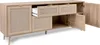 Sideboard Kommode groß Bali | Sonoma Eiche / Rafia Geflecht Produktbild-Vorschau 3