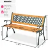 Dvoumístná zahradní lavice Tamara 128 x 51 x 73 cm Náhled obrázku produktu 7