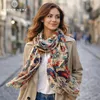 Seidenschal 176x110cm – XL Seidenschal Stola Damen Langes Produktbild-Vorschau 4