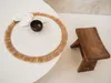 Bazar Bizar Tovaglietta in rafia bianco e marrone 45x45x1 Anteprima dell’immagine prodotto 2