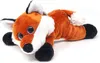A plush toy fox lying on a white background. Anteprima dell’immagine prodotto