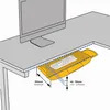 Emuca Tastaturhalterungen Mickey2, Stahl und Kunststoff, Produktbild-Vorschau 10