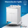 ADGO® Waschbecken Arbeitsplatte Spülbecken Schrank Produktbild-Vorschau 3