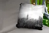 MuchoWow® Outdoor Kissen - Schnee in New York schwarz und Produktbild-Vorschau 2