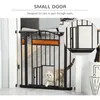 PawHut Barrière de sécurité pour animaux avec porte Voir les images du produit 13