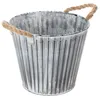 Pflanzgefäß Shabby Chic Metall Deko-Topf mit Henkeln Produktbild-Vorschau 1