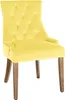 Chaise de salle à manger Aberdeen velours antique-clair Voir les images du produit 9