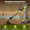 2-in-1 Akku-Bodenfräse, 100mm, elektrische Gartenfräse Mit Produktbild-Vorschau 3